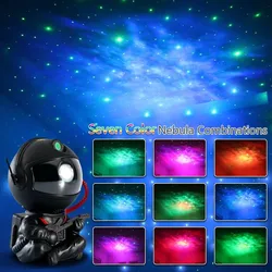 Astronaut Starry Sky Stars Projection Light Galaxy LED Light Spaceman Laser Nebula Water Ripple Bedroom Projection Light