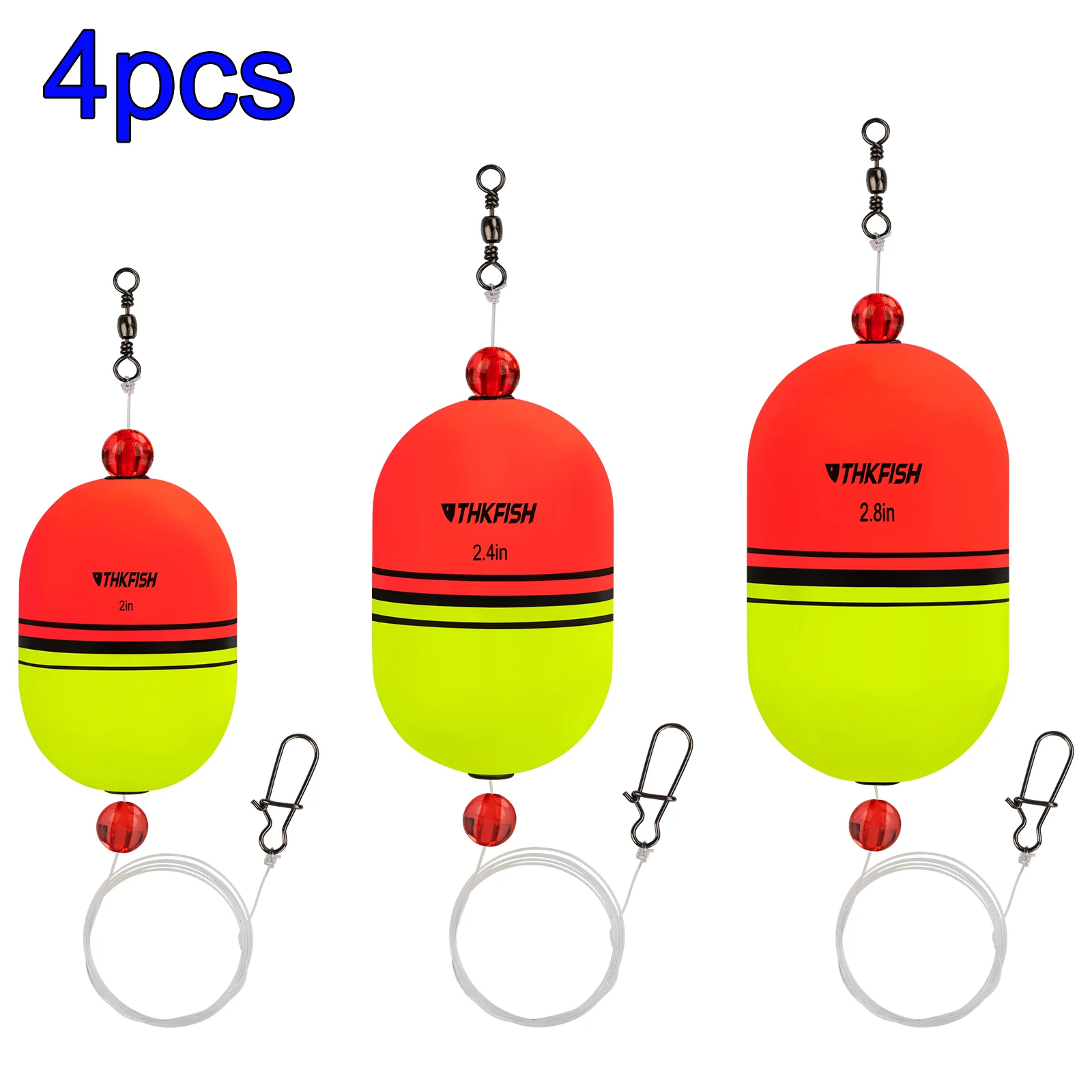 4 szt. Pływaki wędkarskie z pianki Eva 15.8g 23.5g 26.8g wyporność elastyczne korki Rock Fishing Slip Bobbers Buyos słodkowodne Popping Float