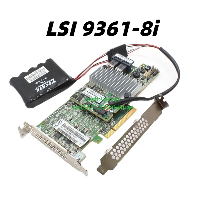 LSI 9361-8I  RAID Card 12Gb/s 1GB Cache with Battery SATA SAS
