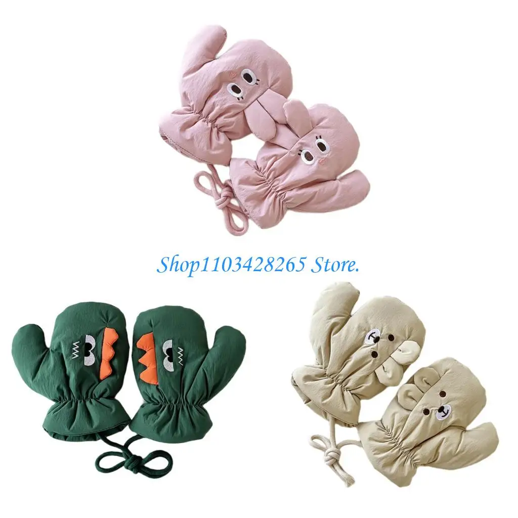 

Детские изолированные перчатки с яркими узорами для защиты рук в холодную погоду G2TE