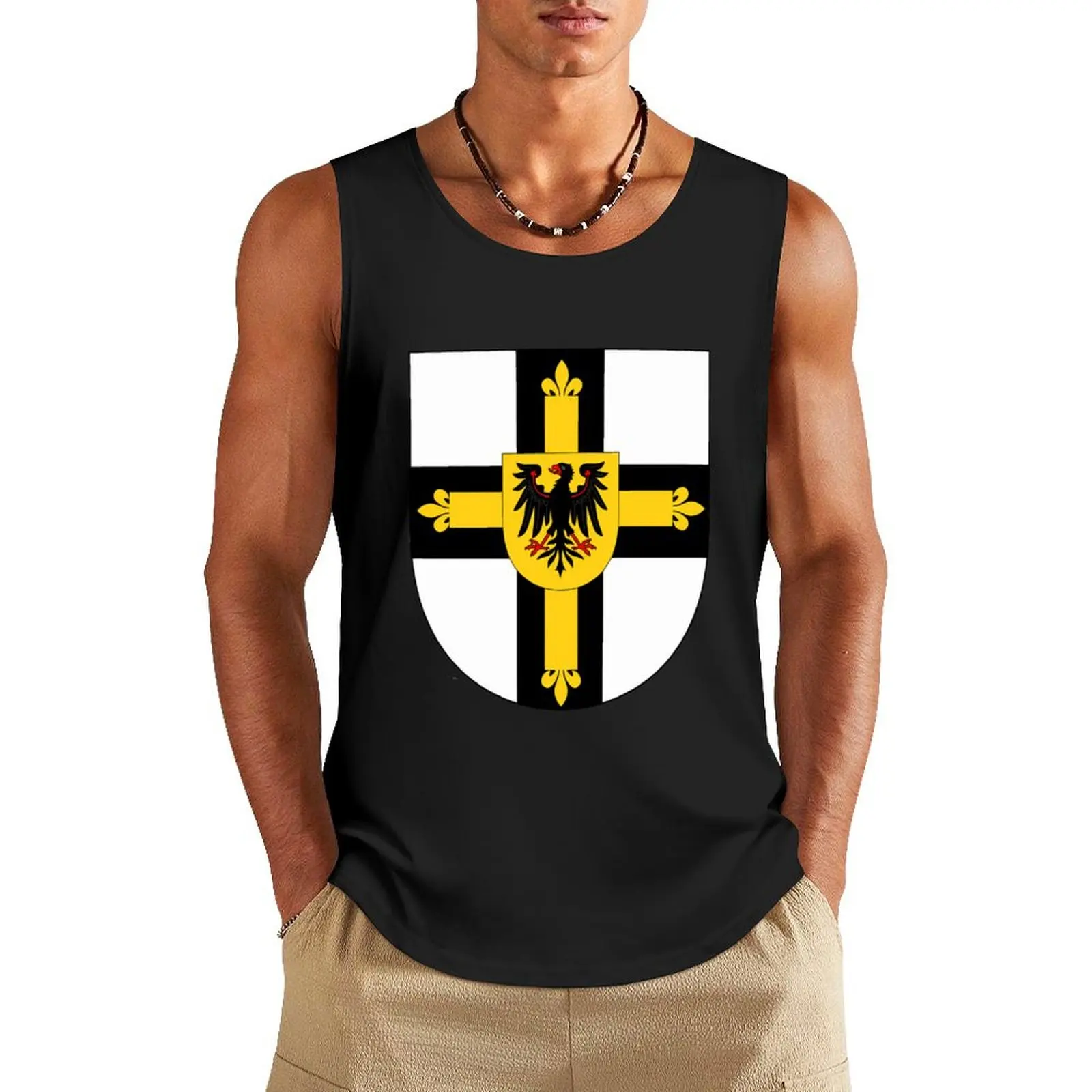 

German Order of Teutonic Knights Tank Top best selling products Working vest quick-drying t-shirt
