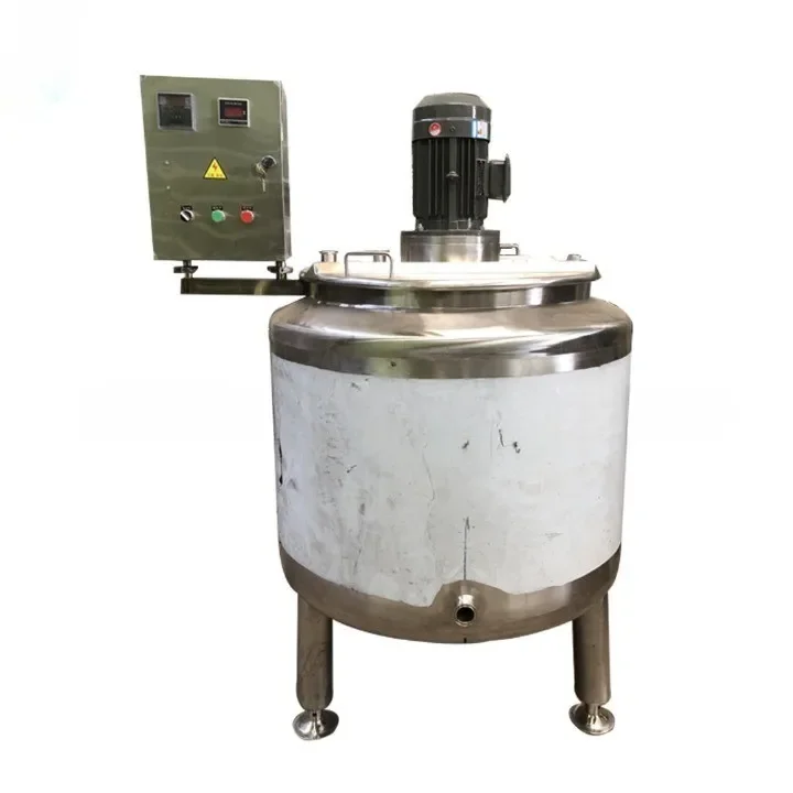 Stainless Steel 304 316L Electric Heating Tank High Shear Homogenizer Mixing Tank