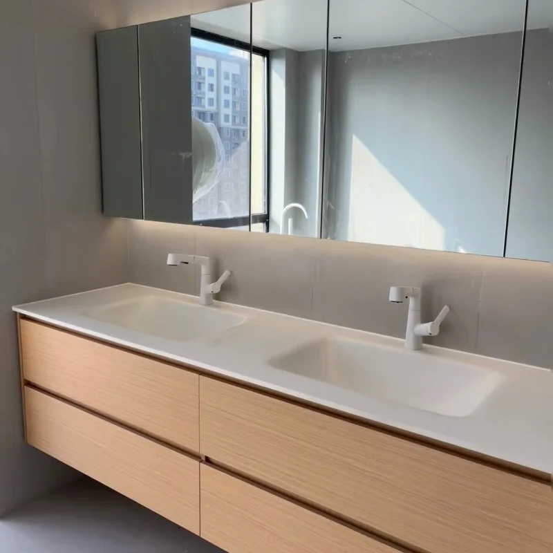 

Современный простой гостиничный шкаф для ванной комнаты, роскошный умывальник, стол для умывальника, дизайнерский шкаф для умывальника Armadio Bagno, мебель для дома