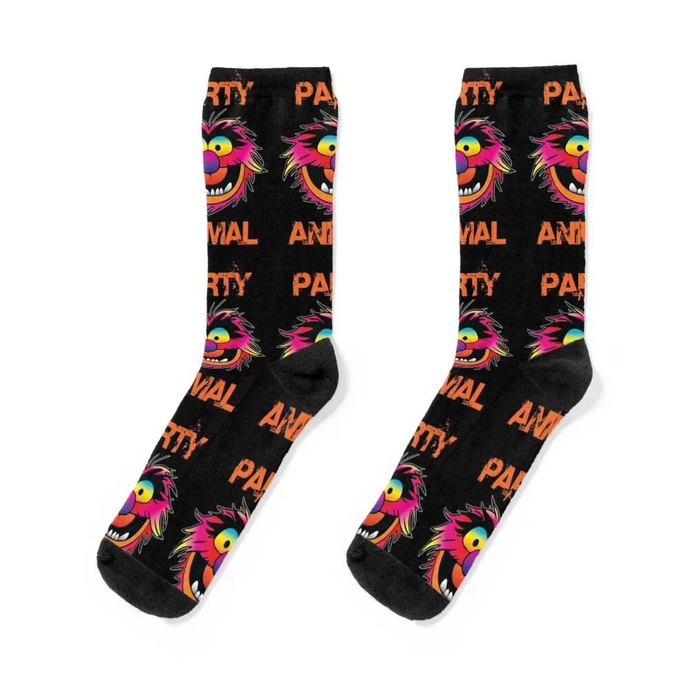 

Party Animal Muppet - Orange Socks gift golf hockey essential Socks Male Women's Christmas cotton happy Ladies Socks Men's