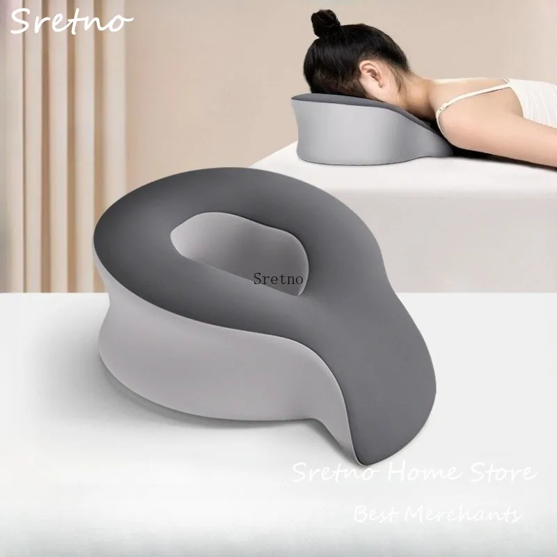 SRETNO Beauty Salon Pillow Special Massage Face Pillows Cushion Home Bed Neck Pillow Memory Foam Pillow Core Office Nap Pillows