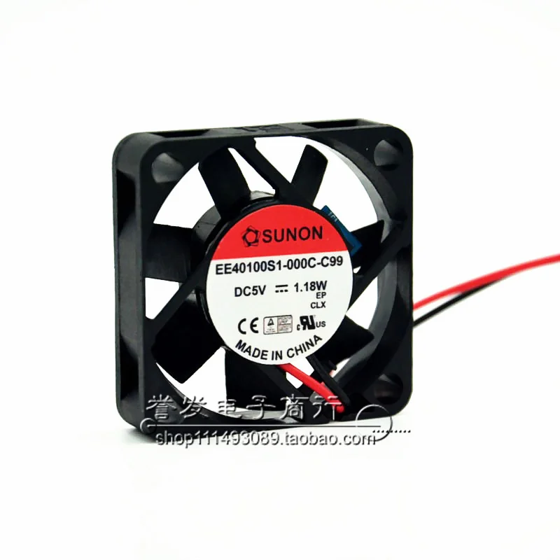 새로운 정품 EE40100S1-000C-C99 DC5V 1.18W 4010 40x40x10mm 냉각 팬 라디에이터