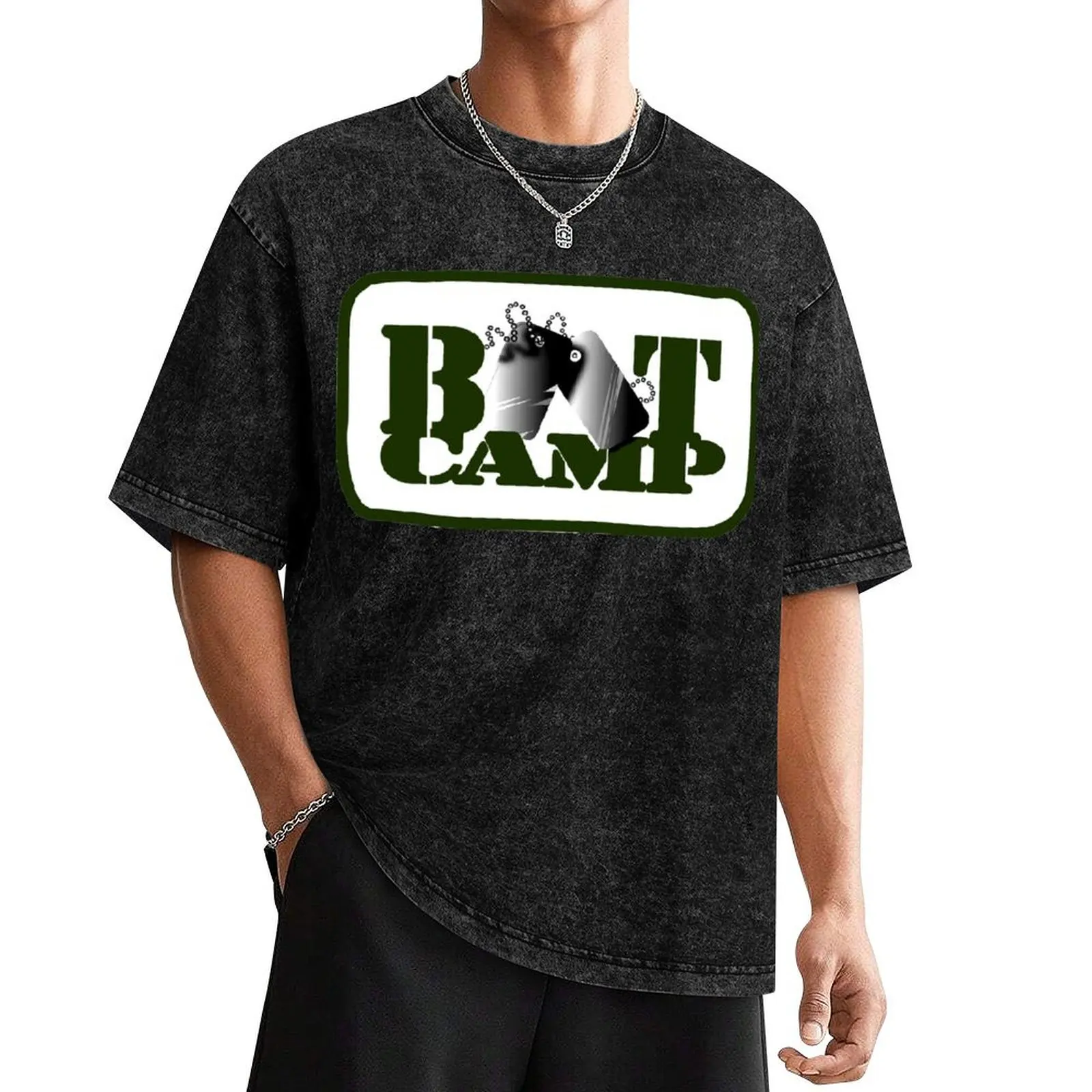 Boot Camp T-Shirt baggy shirts Aesthetic clothing men t shirt