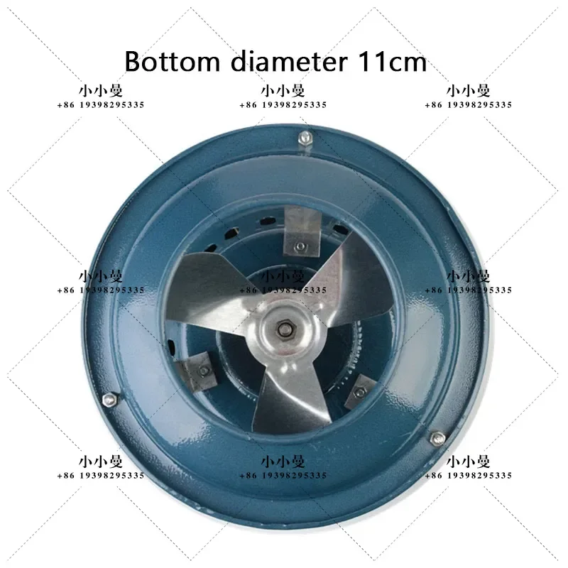 Small 80W Induced Draft Fan Exhaust Fan Household Oil fume Exhaust Fan Dust Removal Chimney Induced Draft Smoke Exhauster