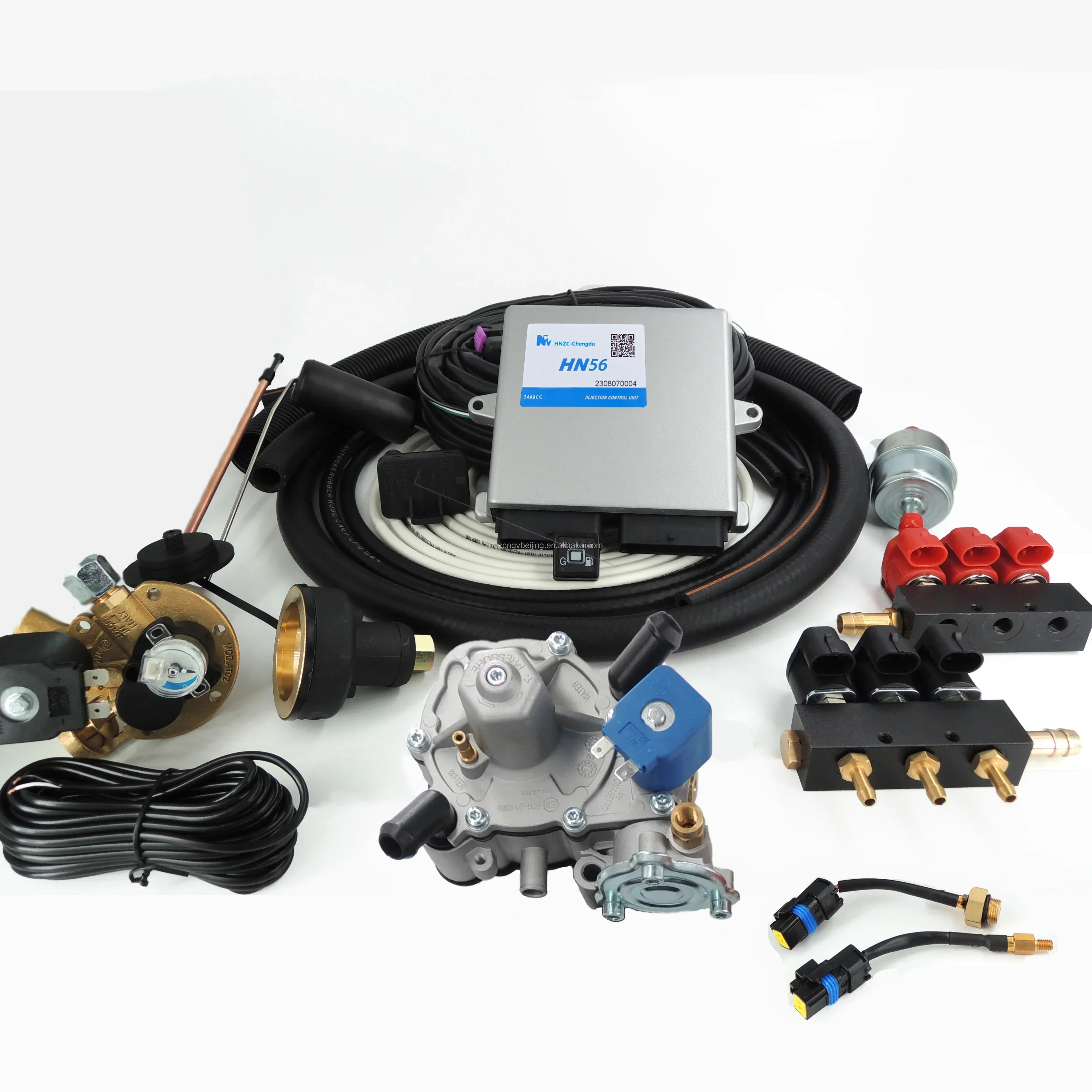 Car LPG Ngv GPL 6Cyl Sequential Inje ction Converter Kit Lpg Auto Gas Fuel System Autogas Conversion Kits For Cars Petrol Engine