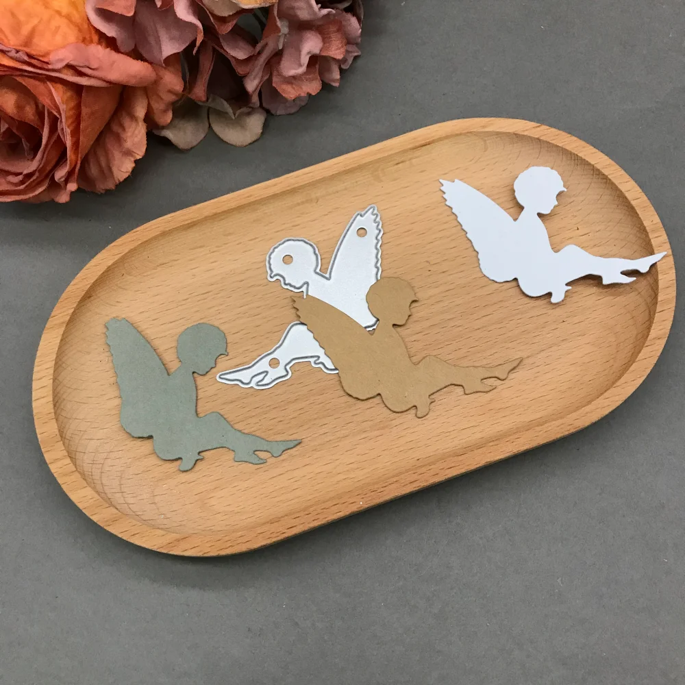 Angel Boy Metal Cutting Dies Stencils For DIY Scrapbooking Decorative Embossing Handcraft Die CutsTemplate