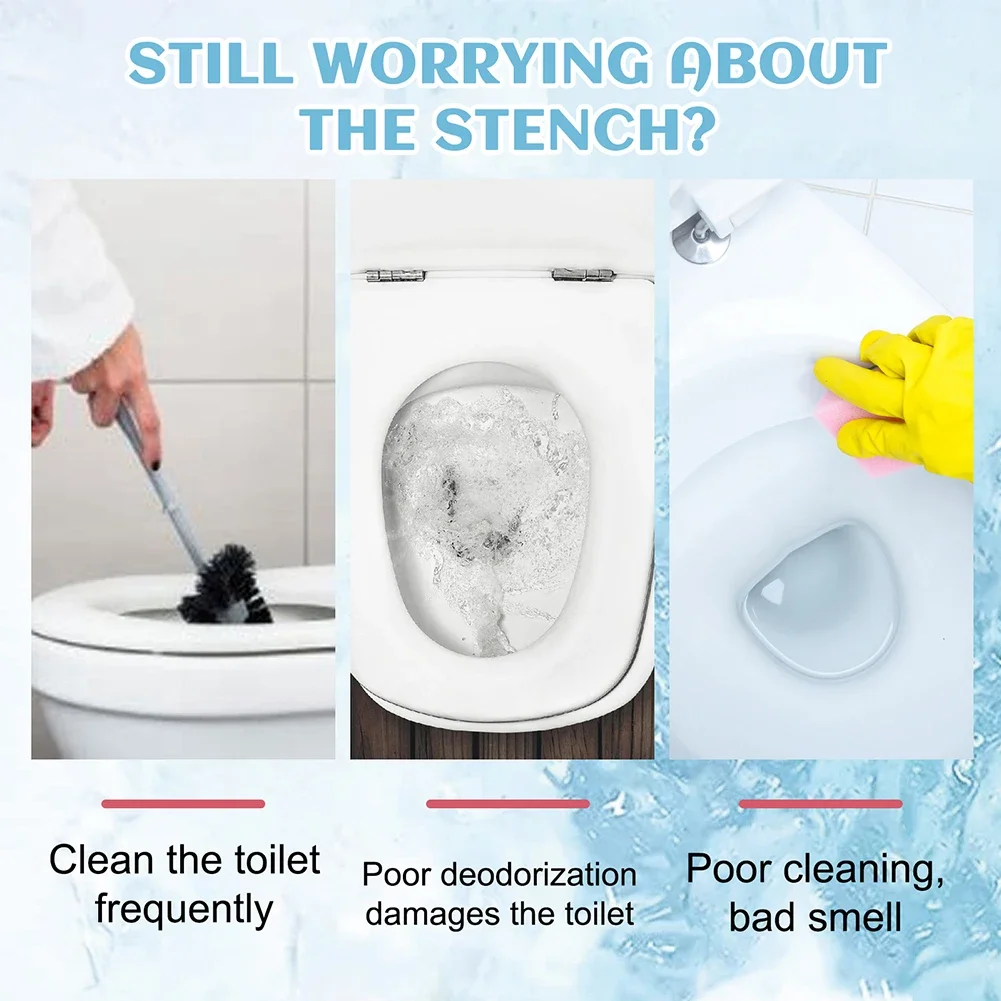 3/6/9pcs Toilet Flower Aromatic Gel Automatic Cleaning Toilets Deodorization Gel Remove Odors for Household Cleaning Products