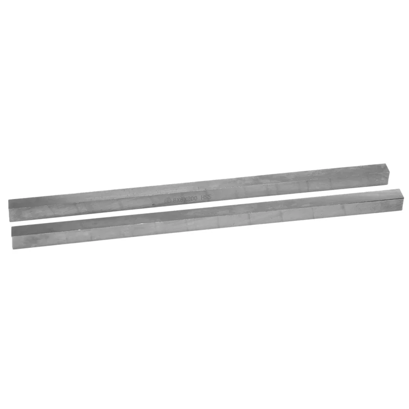 

T98C-12 Pcs CNC Lathe HSS Square Cutting Tool Bits Bar 8Mm X 8Mm X 200Mm Gray