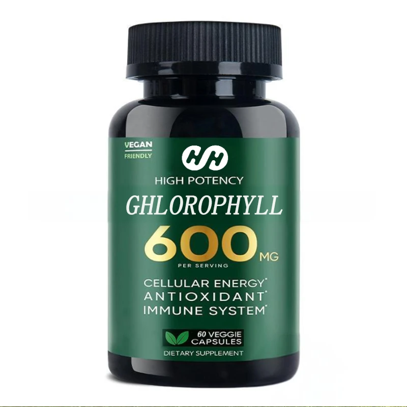 

Chlorophyll, 60 Soft Capsules | Help Support The Body's Blood Cleansing Function, Enhance Immunity and Intestinal System