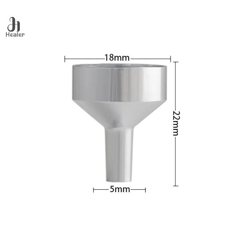 Imbuto in metallo con imbuto liquido per olio da cucina Mini 3 pezzi con filtro staccabile imbuto a bocca larga per conserve di forniture da cucina