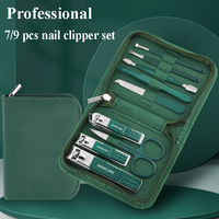 Nail Clipper Set 6/9 pcs Stainless Steel Nail Pliers Manicure Nail Exfoliating Tools Personal Care Beauty Complete Manicure