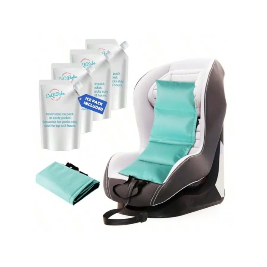 

AWYYStroller Cooling Pad With Ice Pack For Baby Booster Car Seat Cooling Pads Stroller Summer Accessories Strollers Cooler Pad