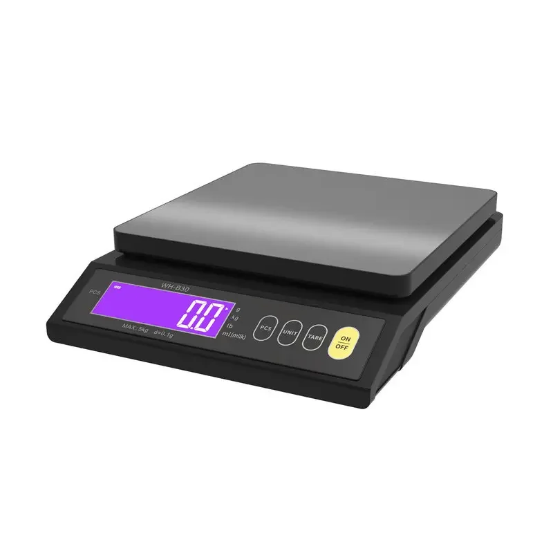 Báscula Digital Electrónica de Cocina, Impermeable, con Pantalla LCD, para Alimentos y Snacks, 5kg/0.1g 10kg/1g, Herramienta de Medición y Pesaje de Acero Inoxidable