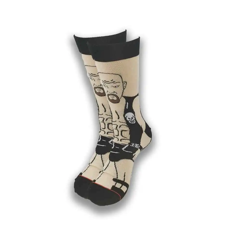 Fashion Men\'s Sports Socks Fashion Women\'s Personality Anime Socks Cartoon Fashion Skarpety high Quality Sewing Pattern