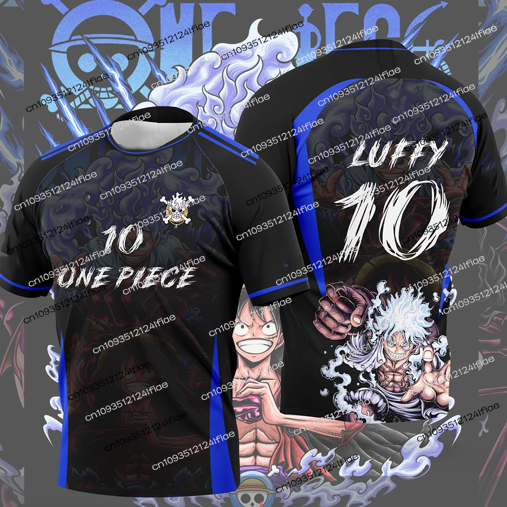 2025 One Piece Special Edition Football Jersey T-Shirt Adult Men's/Women's Special Jersey Kit Kids Japanese Anime Cartoon Tshirt