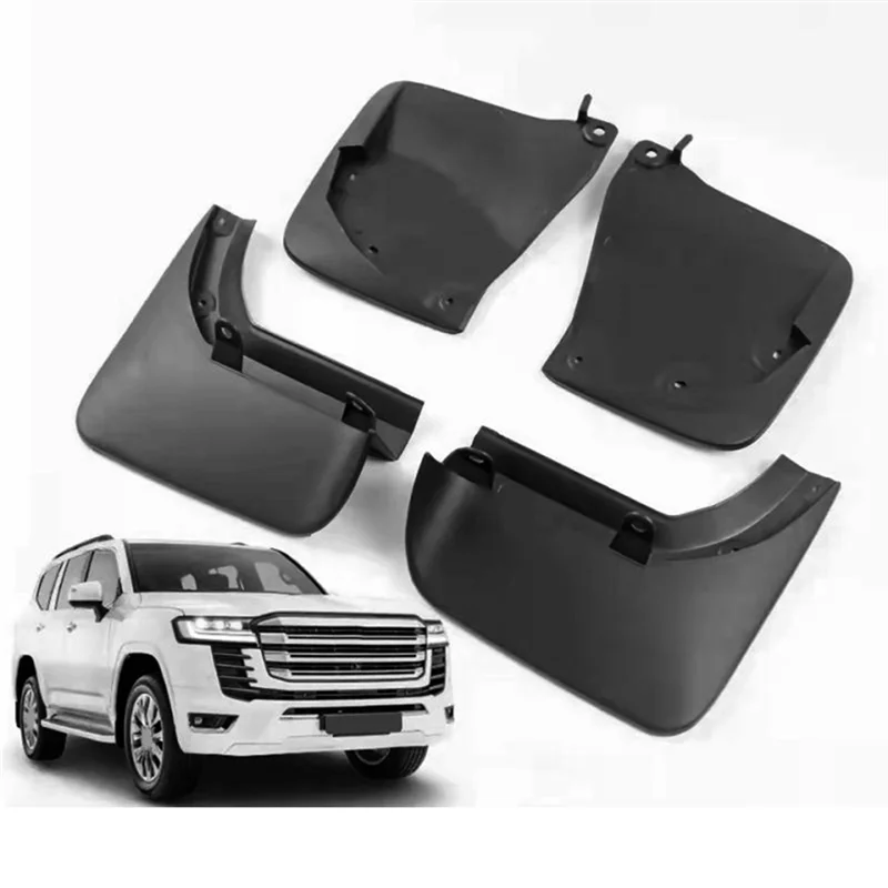 Car Mudflaps for Land Cruiser LC300 2022 2023 Mud Flaps Splash Guards Front Rear Protector