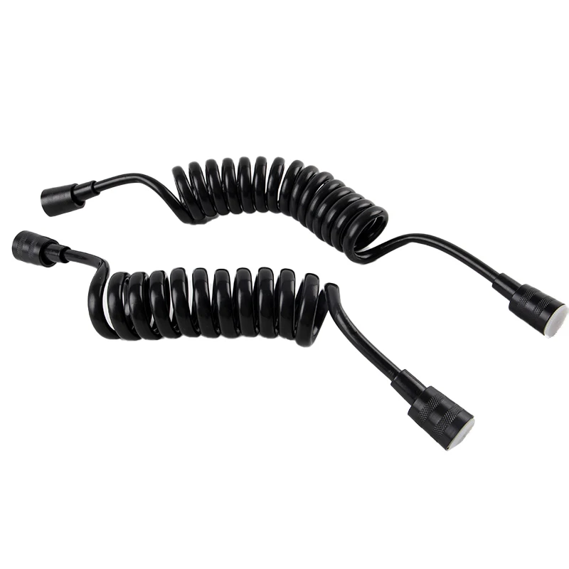 Manguera de ducha Flexible con resorte de 1,5 m, conector de 1/2 "para fontanería de agua, pulverizador de bidé para inodoro, pistola de fontanería de línea telefónica