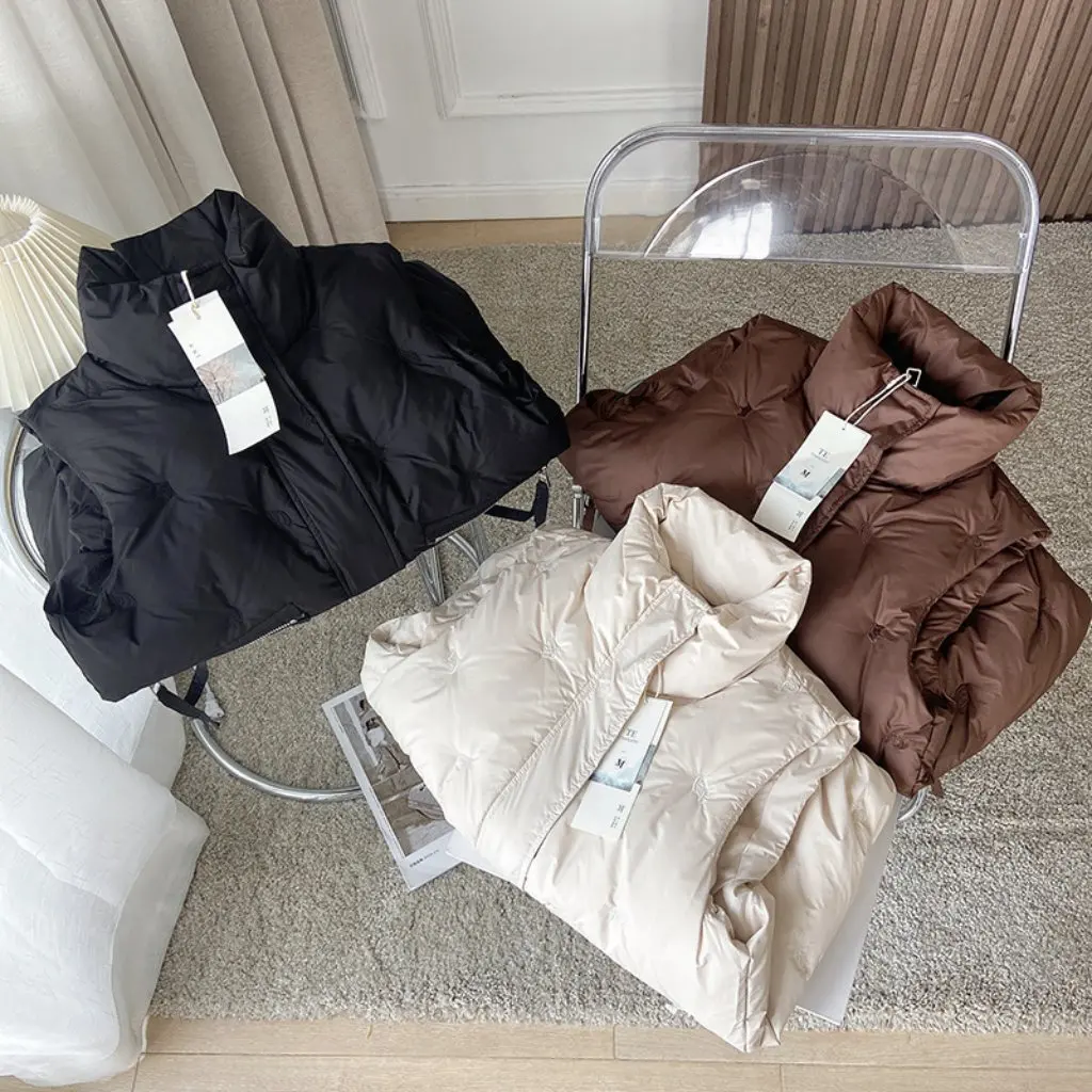 

Korean Women's Winter Loose Casual down Cotton Vest Sleeveless Outer All-match Fashionable A1LPH-251