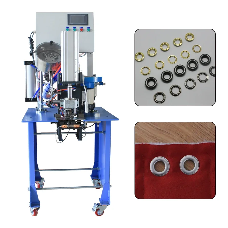 Automatic eyelet punching machine for nets shade stainless steel eyelet punching machine metal grommet machine