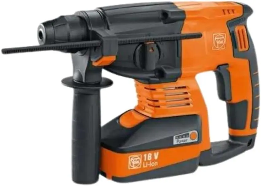 Fein Abh 18 Cordless Rotary Hammer Drill With An Impact Energy Of 2 J For Drilling - 18 Voltage, 0-1,200 Rpm, Sds-Plus Mount -