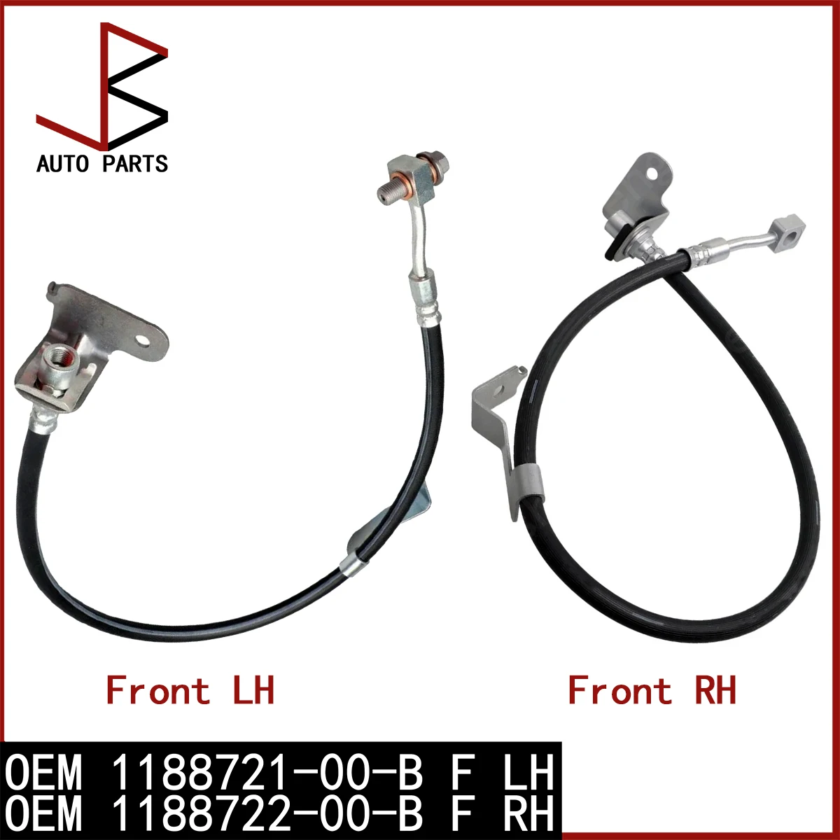 

New For Tesla MODEL Y (5YJY) 2019- OEM Front Left & Right Brake Hose Jounce Hoses OEM 1188721-00-B 1188722-00-B 1188721 1188722