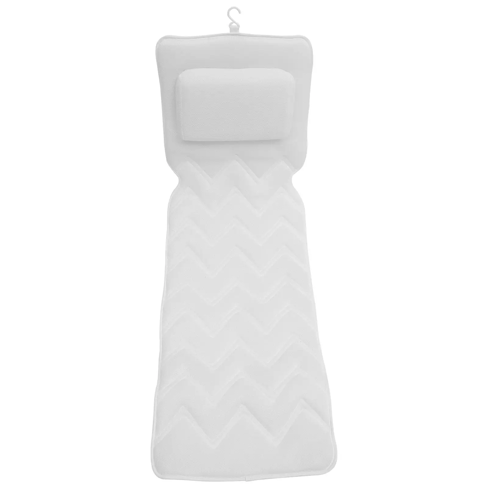 

Ergonomic 3D Tub Pillow for Bath Suction Cups Soft Head Neck Support Non-Slip Bath Pillow for Comfortable Soak