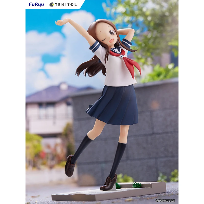 In Stock Genuine Original FuRyu Teasing Master Takagi-san PVC 19CM Action Anime Figure Collectible Model Dolls Ornament Gifts