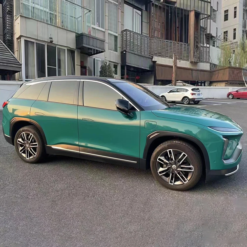 

Wrapmaster Super glossy crystal Windstorm Green car wrap vinyl pvc self-adhesive car wrapping film