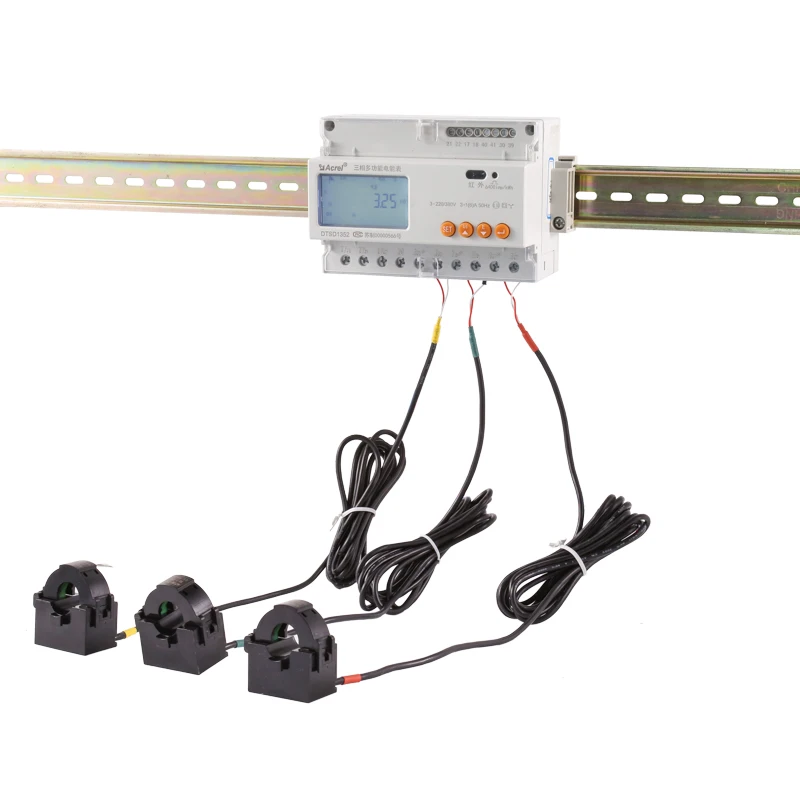 

Acrel ADL3000-E/CT/C（DTSD1352-CTC） 3 split core current transformers included Modbus RTU RS485 Din Rail Energy Meter