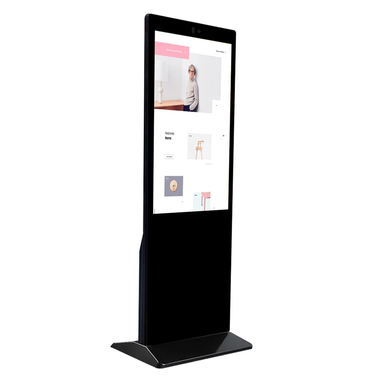 43 Inch RK3566 Quad Core 2GB RAM 4GB RAM 1920X1080 FHD Floor Standing LCD Advertising Display for Indoor Airports