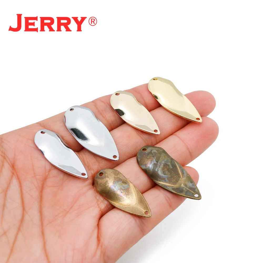 Señuelos tipo cuchara Jerry Cynosure para trucha – Plata sin pintar - imagen 5