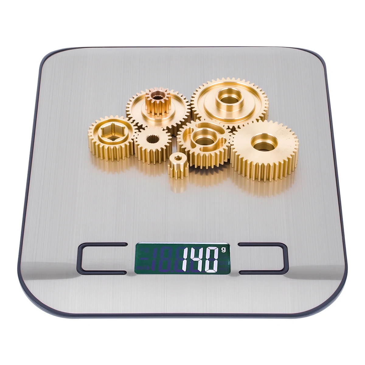 7 stuks Messing Versnellingsbak Gear Set Upgrade Onderdelen voor 1/14 Tamiya RC Truck SCANIA 770S R620 VOLVO FH16 3363 1851 MAN TGS Auto