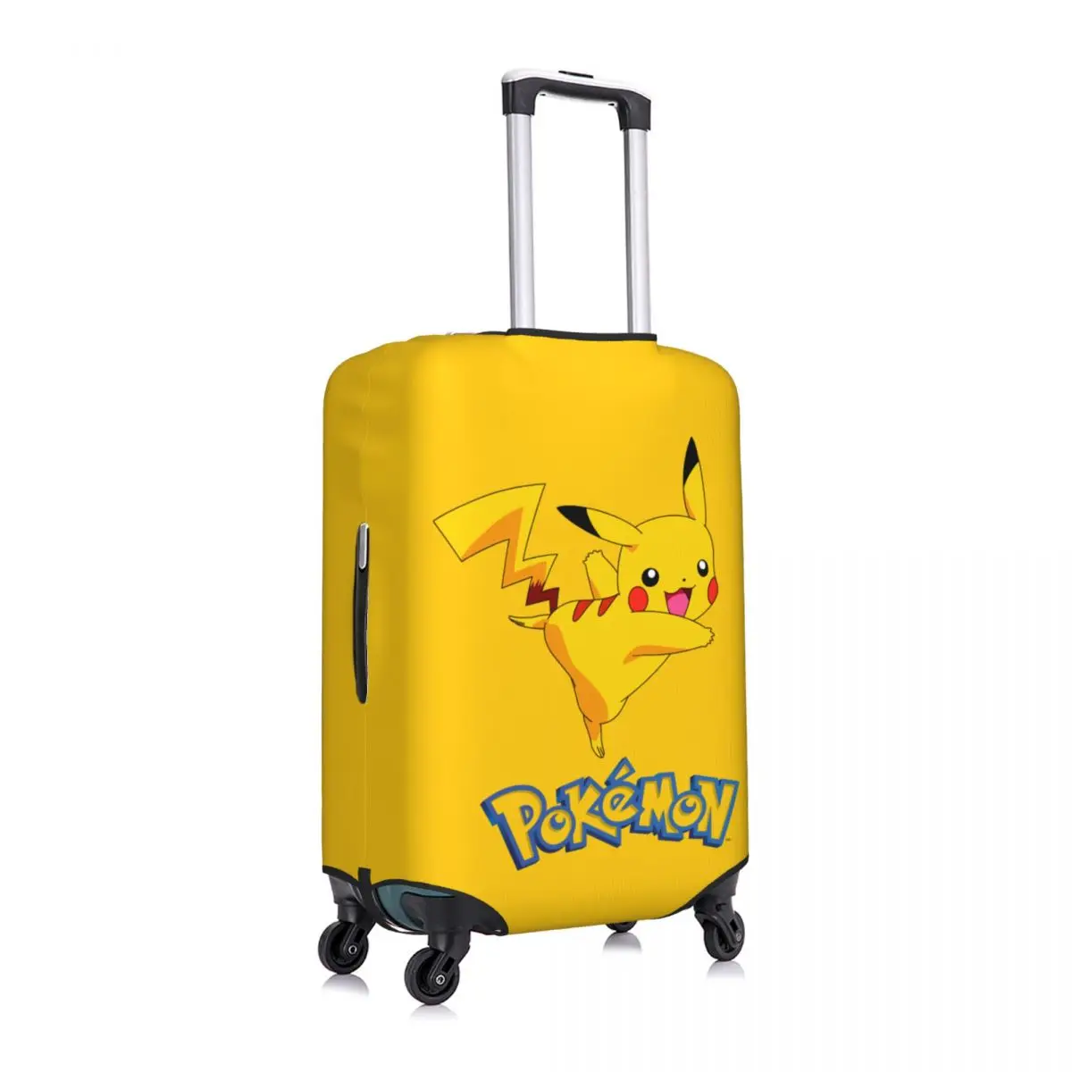 Custodia protettiva per valigia da viaggio elastica personalizzata Pokemon Pikachu per 18-32 pollici