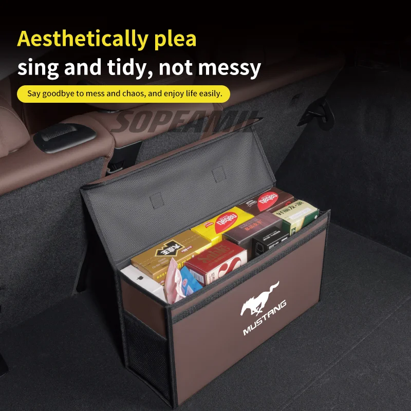 Car Storage Box Large Capacity - Car Trunk Organizer Foldable Storage Box recension och pris