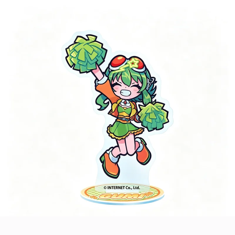 GUMI DMM 10CM An Adorable Acrylic Figure Stand Cosplay Toy Birthday Gift Ornament Keychain Birthday Christmas