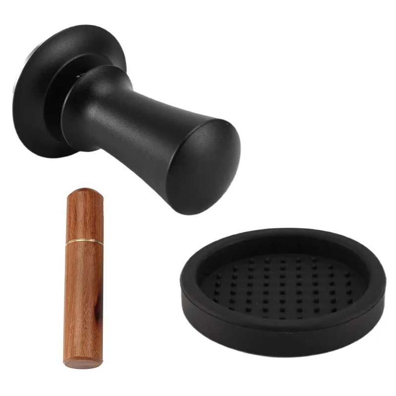 Prensa de café expreso YCOC de 51Mm con herramienta WDT calibrada con resorte, con alfombrilla de silicona, para máquina de café expreso fácil de usar