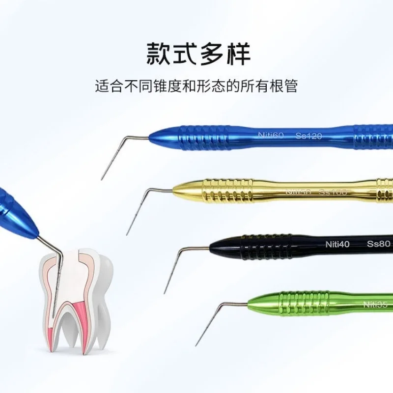 Dental Gutta Percha Filler Oral Root Canal Filler Endodontic Hand Plugger Vertical Pressure Device Dentistry Fill Instrument