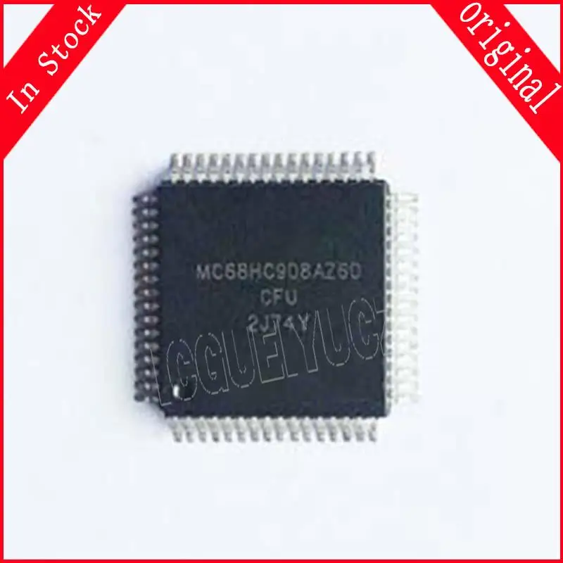 2pcs/lot New original MC68HC908 MC68HC908AZ60CFU 2J74Y MC68HC908AZ60 QFP-64 In Stock