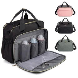 LEQUEEN bolso de mamá, bolso de maternidad de gran capacidad para mamá, bolso para cochecito de bebé, organizador de pañales, bolso de viaje para el cuidado del bebé