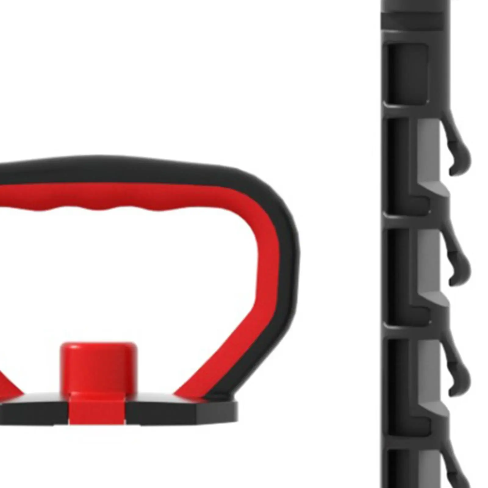 Weight Adjustable Kettlebell Handle with Base for Plates Dumbbell Grip Gym Hand Grips for Full Body Training Exercise Equipment - view 3