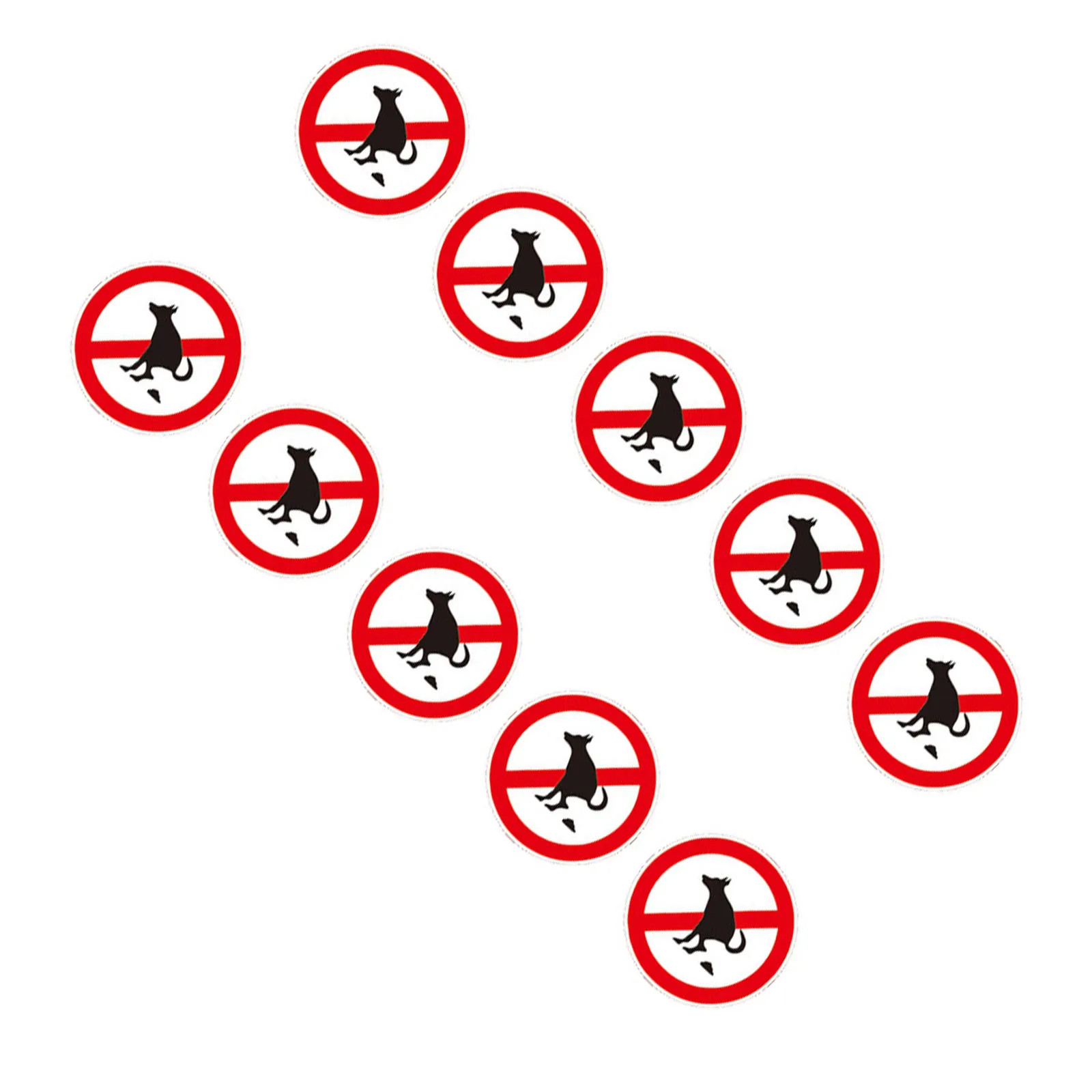 

10 листов водонепроницаемых наклеек «Не делать какашки» с прочным клеевым слоем для автомобилей, караванов, магазинов, стен, столов, улицы