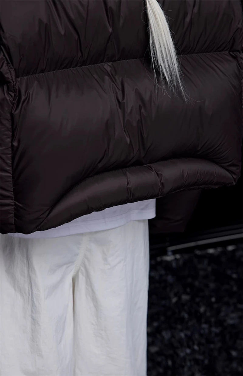 ZAROY Winter Women Cotton Jacket Coat Casual Solid Hooded Outwear Parkas Korean Style Zipper Pocket Thickened Warm Outerwear
