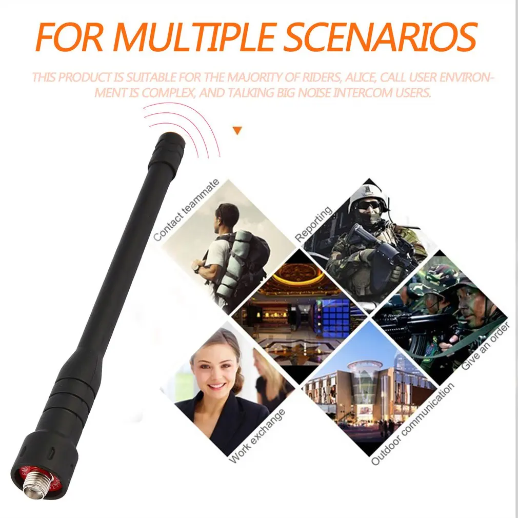 Rod telescopic gain Antenna for Baofeng walkie talkie Dual Band UHF for  Portable Radio UV-5R BF-888S UV-5RE UV-82 UV-3R