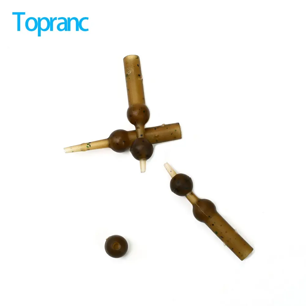 Carp Fishing Double Bead Safety Rubber Sleeves Anti Twist Rig Tubing For Carp Angling Ronnie Setup Tackle Parts