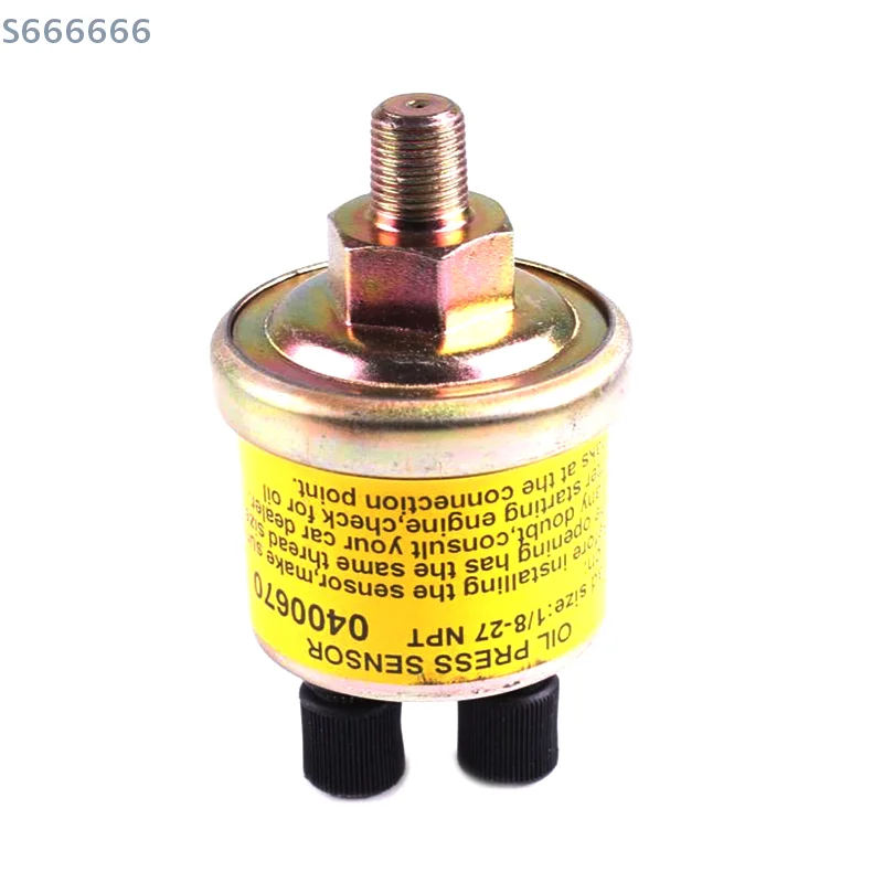 범용 자동차 1/8 NPT 교체 엔진 듀얼 엔드 디자인 오일 압력 센서 애프터 마켓 게이지 자동차 액세서리