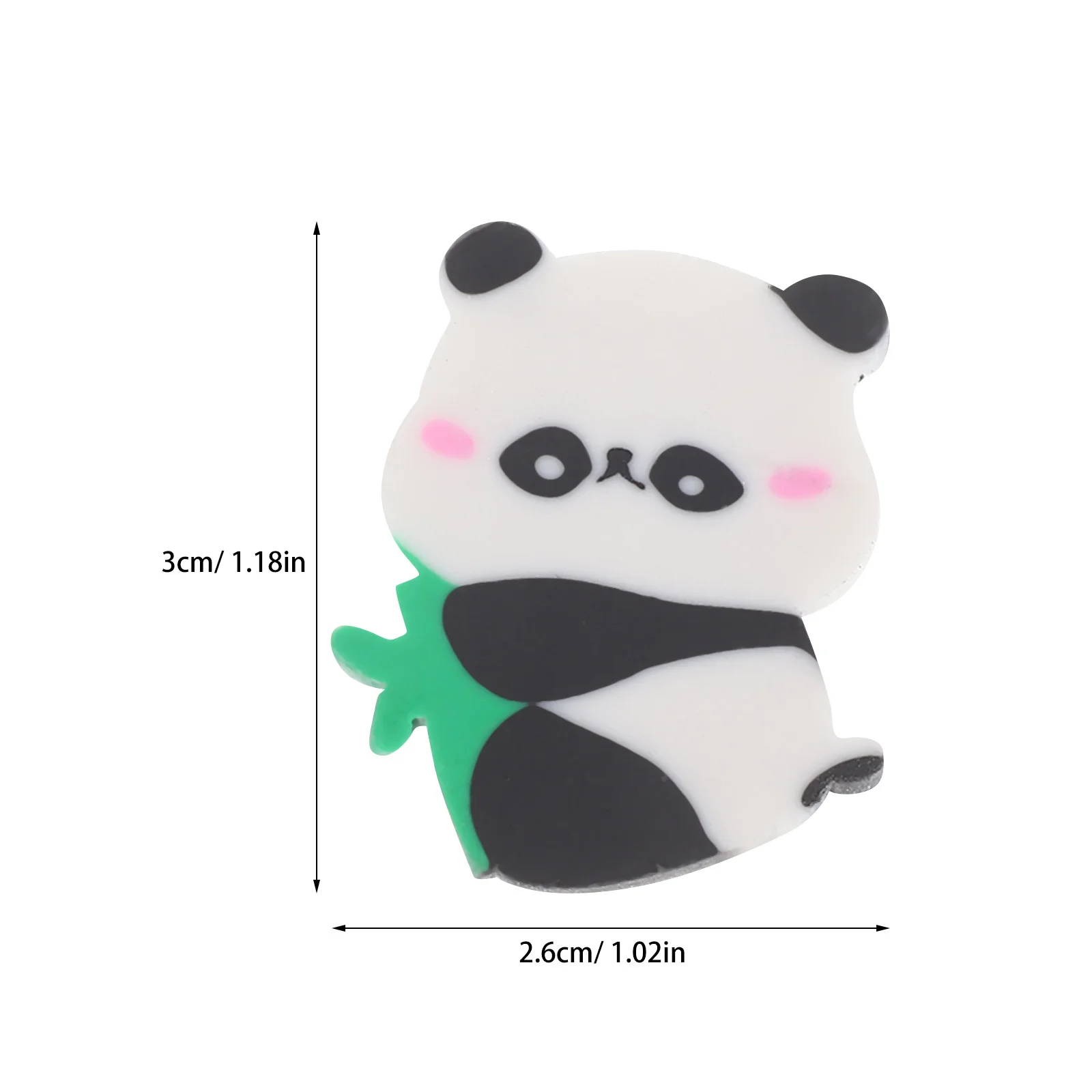 50 pièces gommes Panda mignon dessin animé Animal gomme Mini gommes pour l'école étude dessin croquis fournitures nettoyage gomme